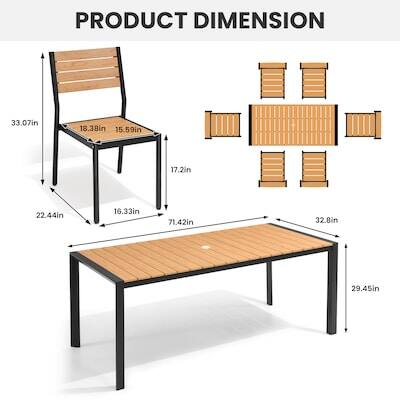 PRODUCT DIMENSION

- 33.07in
- 18.38in
- 15.59in
- 17.2in
- 22.44in
- 16.33in
- 71.42in
- 32.8in
- 29.45in