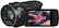 The text on the image reads: 48x i.ZOOM AVCHD progressive / 0 - 0/ HYBRID O.I.S. 28.9 mm = 4: WIDE f=4.12~98.9 mm 62mm 1:1.8 REMOTE.