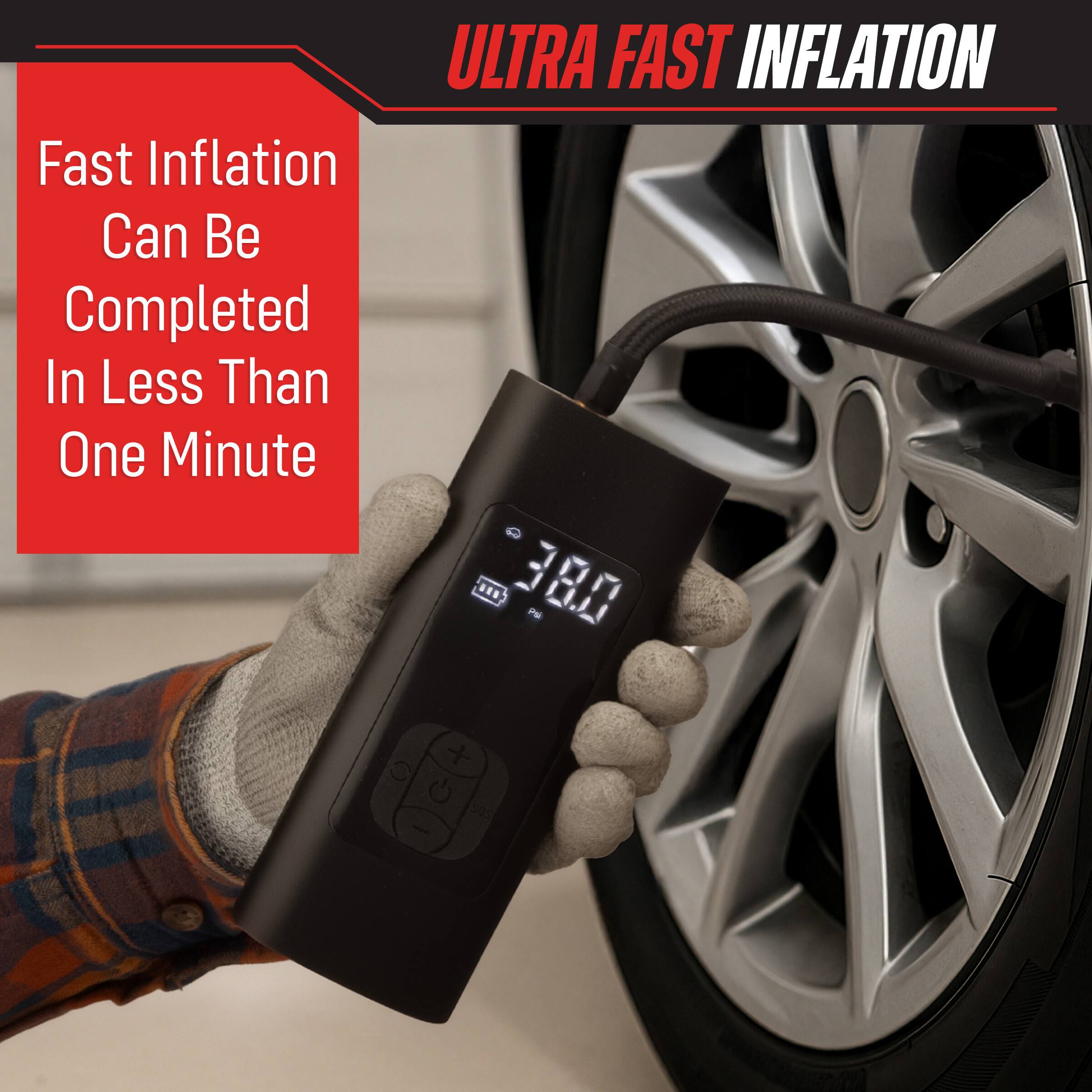 Fast Inflation Can Be Completed In Less Than One Minute  
ULTRA FAST INFLATION