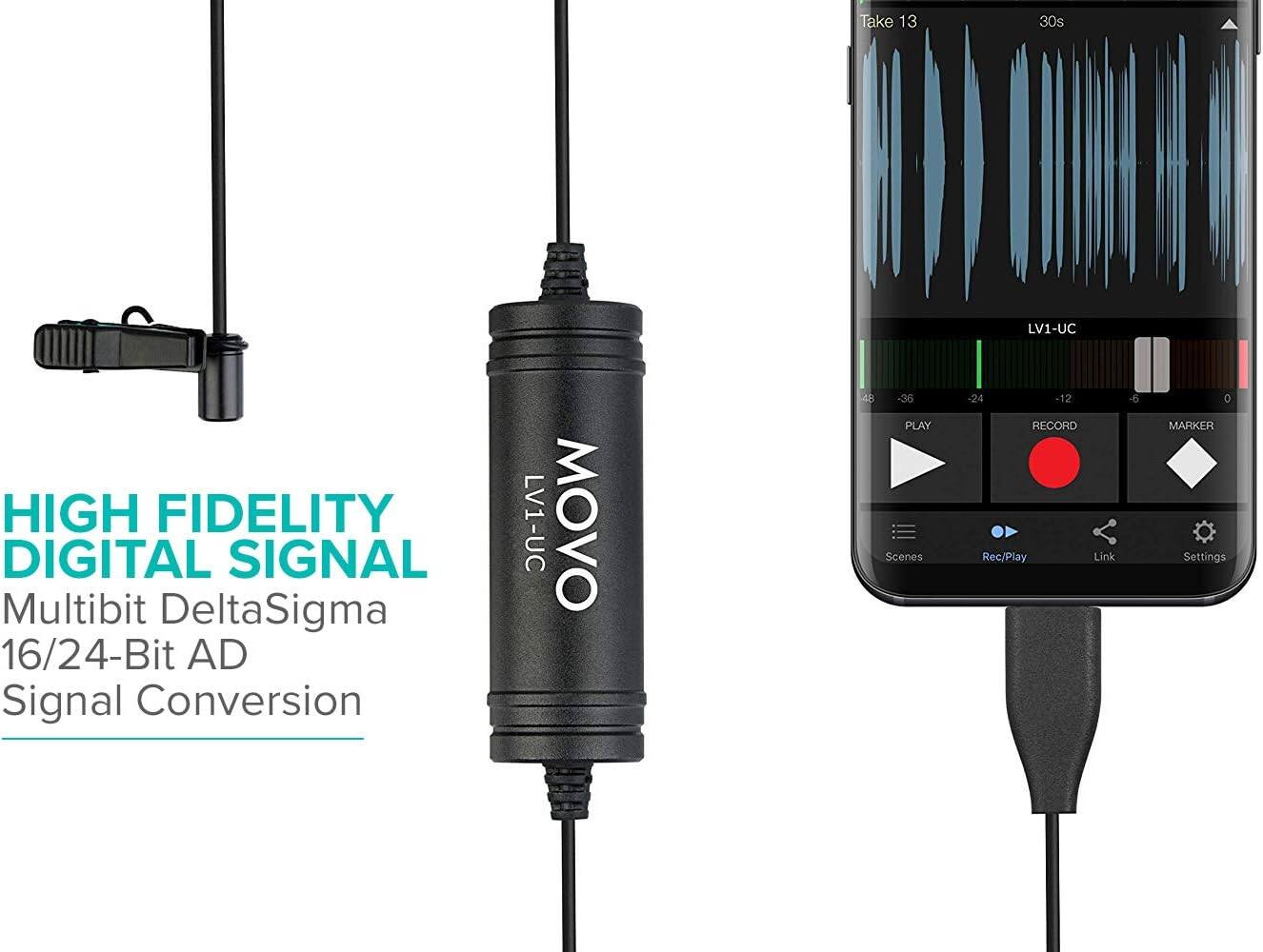 Take 13  
30s  
LV1-UC  
HIGH FIDELITY DIGITAL SIGNAL  
Multibit DeltaSigma  
16/24-Bit AD Signal Conversion  
LV1-UC  
MOVO  
4  
-26  
PLAY  
Scenes  
-24  
-12  
RECORD  
Rec/Play  
Link  
6  
0  
MARKER  
Settings