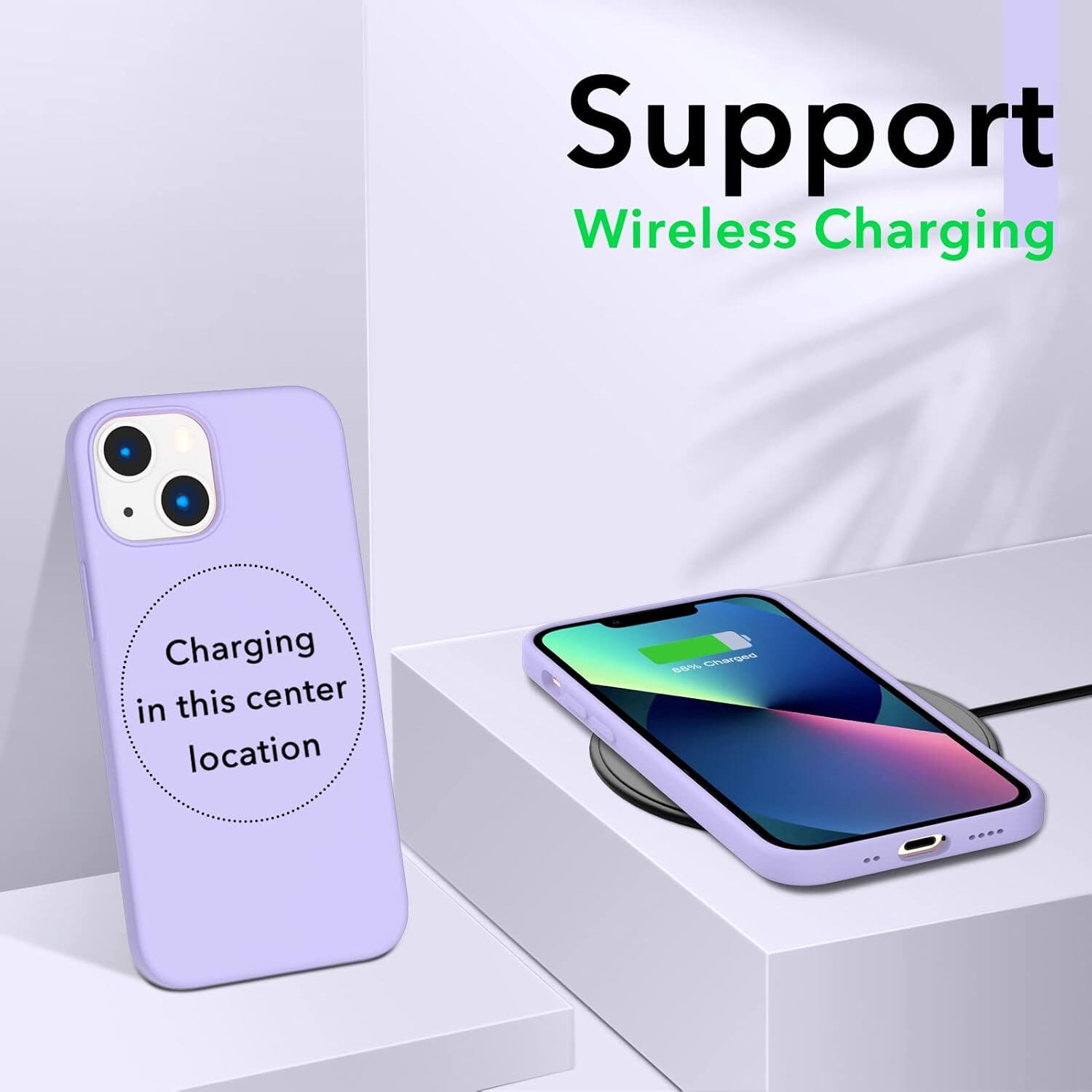 Support Wireless Charging Charging in this center location