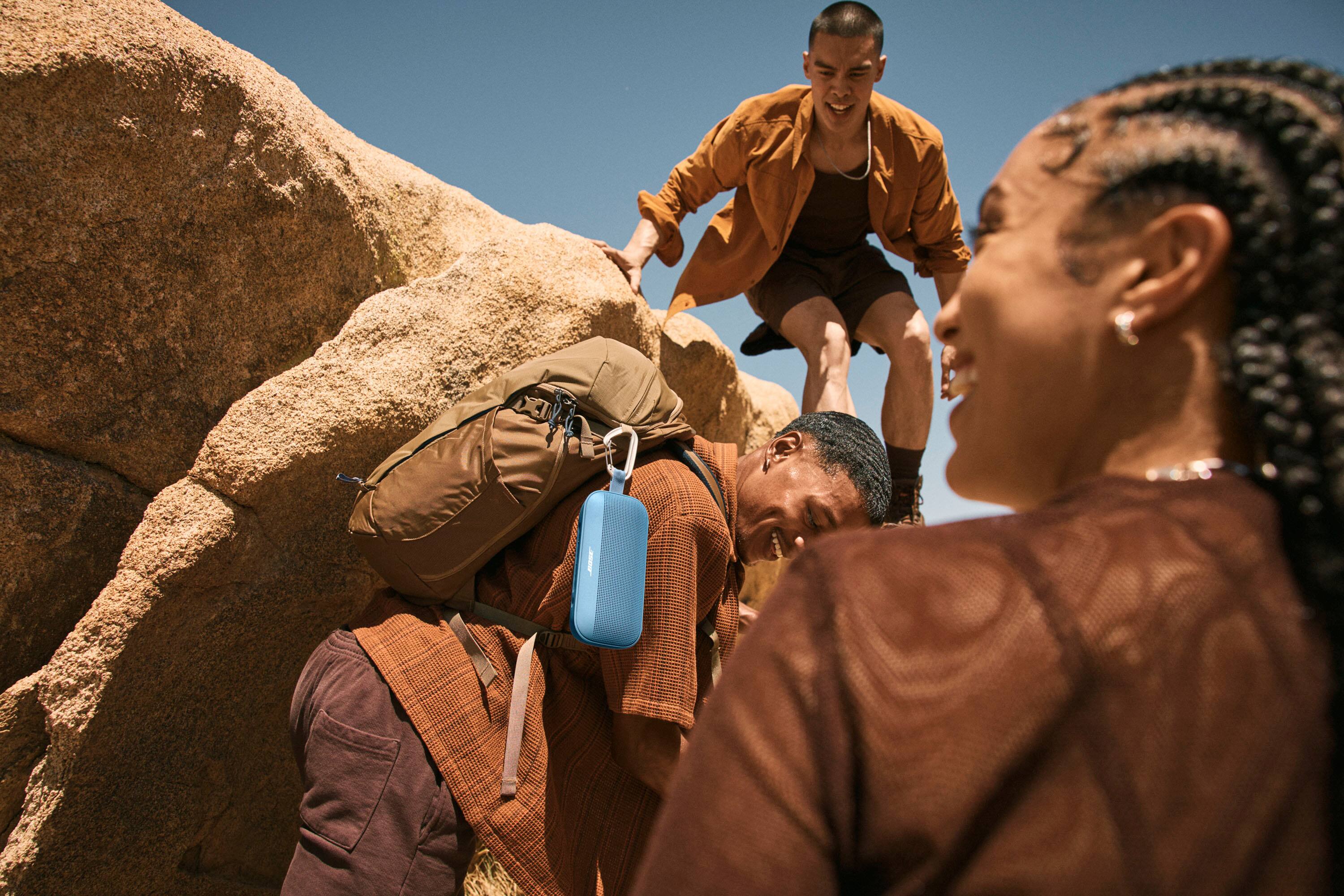 Alt View 14. Bose - SoundLink Flex (2nd Gen) Portable Bluetooth Speaker with Waterproof/Dustproof Design - Blue Dusk.