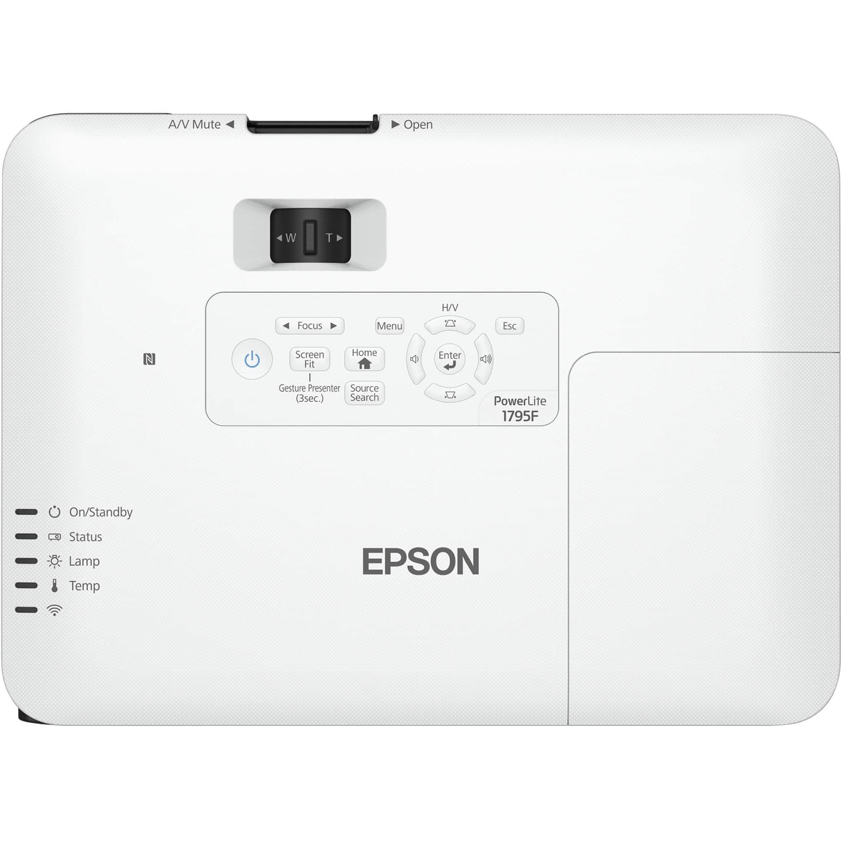 Epson PowerLite 1795F LCD Projector 16:9 1920 x 1080 Rear, Ceiling