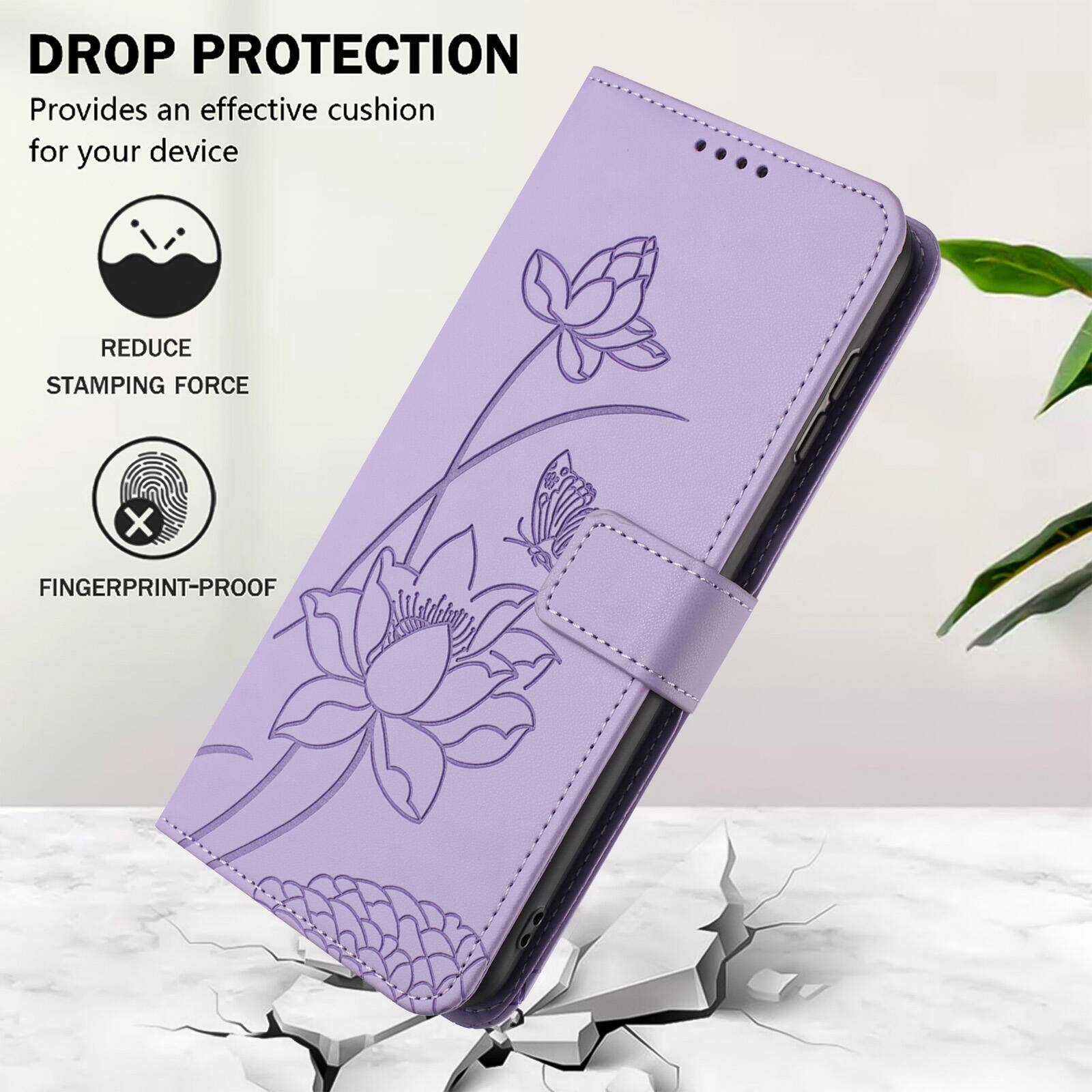 DROP PROTECTION  
Provides an effective cushion for your device  

REDUCE STAMPING FORCE  

FINGERPRINT-PROOF