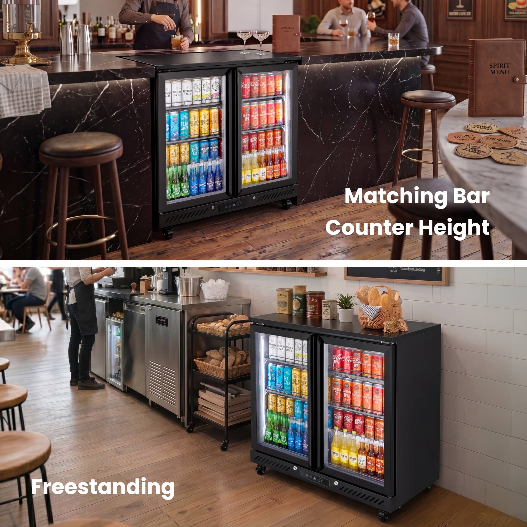 - A SPIRIT MENU
- 2A
- D A M R
- Matching Bar Counter Height
- Freestanding