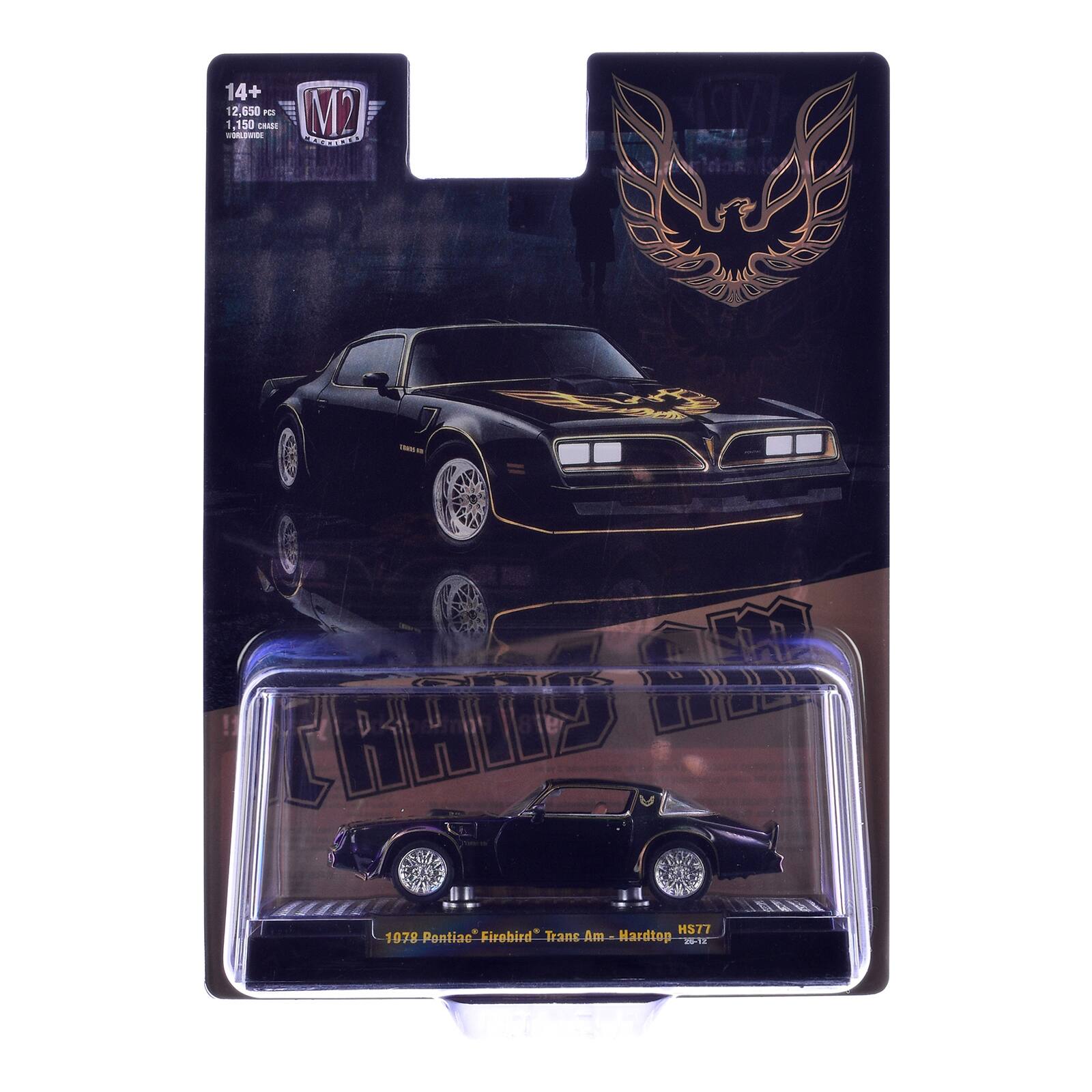 14+ 12,650 pcs 1,150 CHASE 1078 Pontiac Firebird Trans Am Hardtop K1