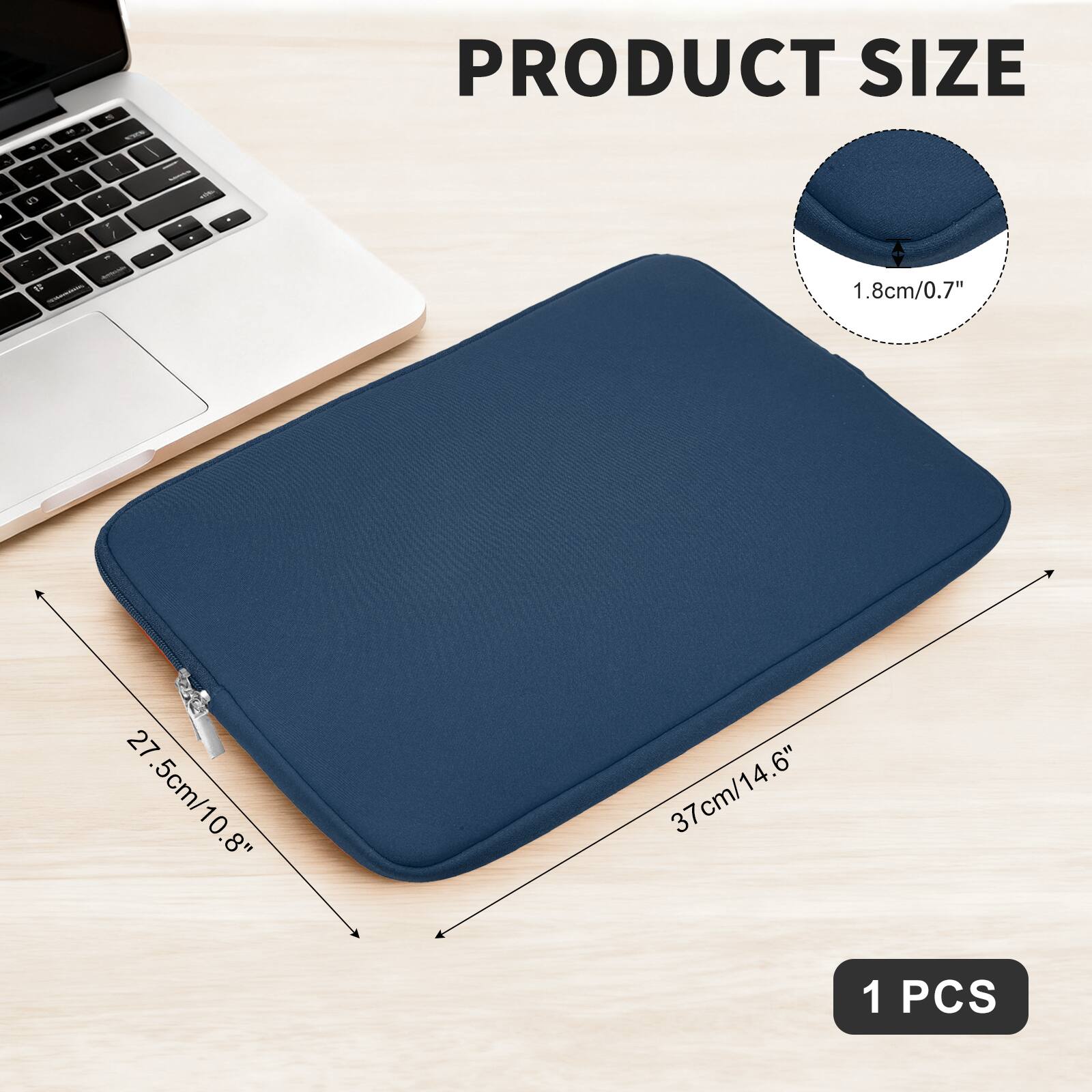 PRODUCT SIZE

1.8cm/0.7"  
27.5cm/10.8"  
37cm/14.6"  

1 PCS