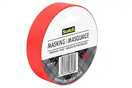 Scotch - Expressions Masking Tape, 0.94" x 20 yds., (3437-PRD) - Red