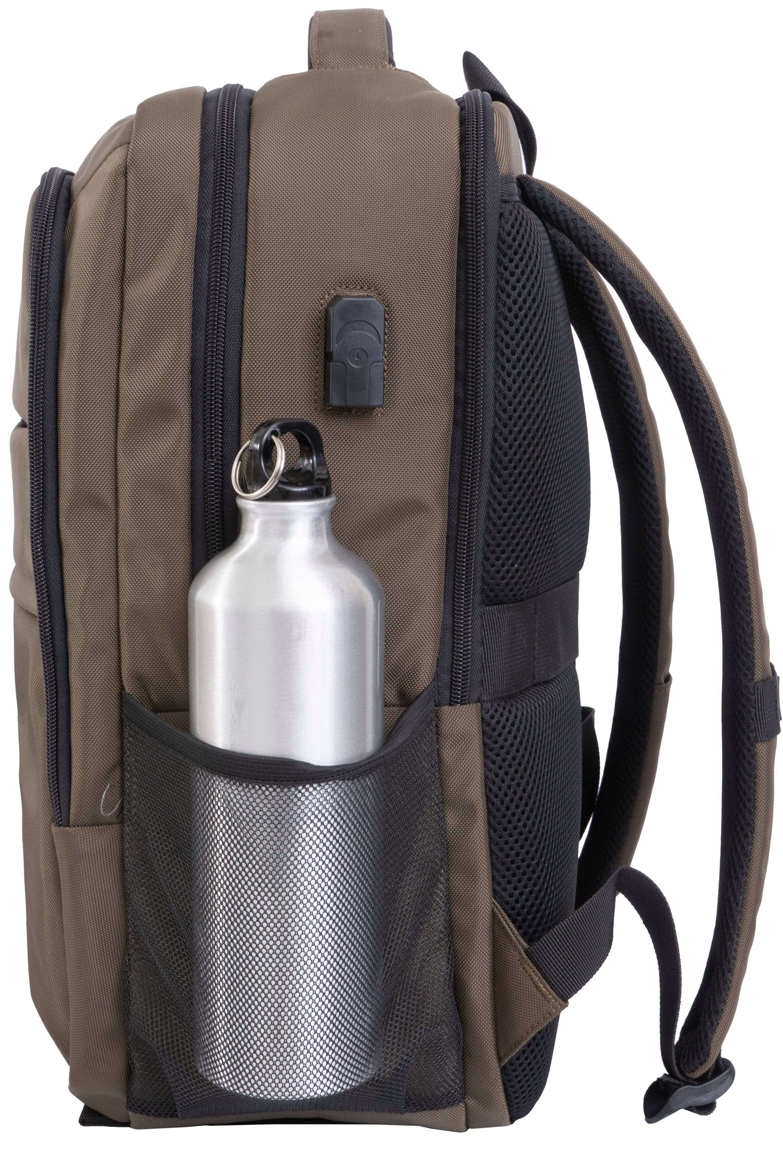 Alt View 2. Jack Abrahams - Jack Abrahams The Hamilton Nylon Workbook Backpack - Olive - Olive.