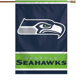 WinCraft - Seattle Seahawks 28" x 40" Primary Logo Single-Sided Vertical Banner - Multicolor