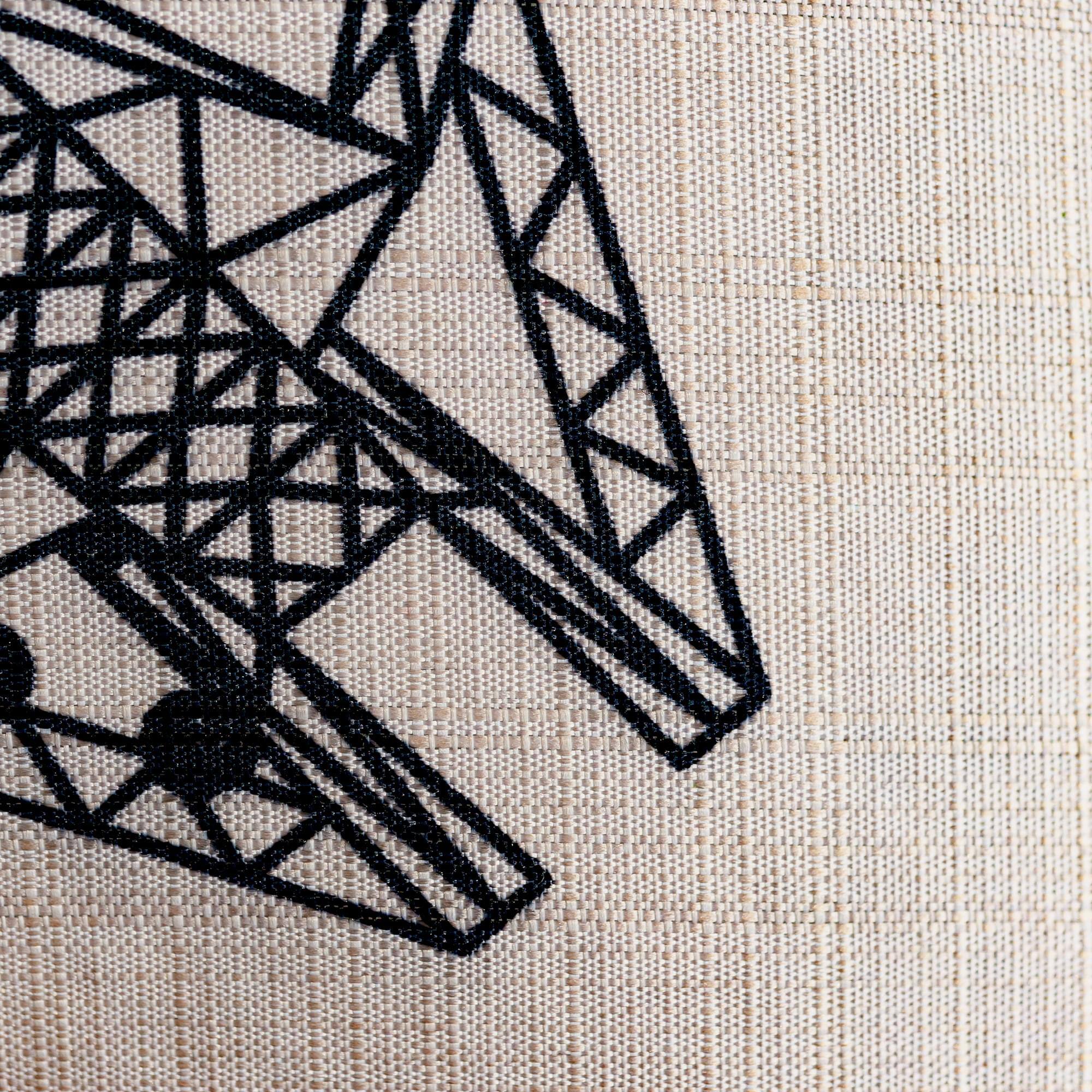 Alt View 2. Star Wars - Star Wars Decorative Throw Pillow | Millennium Falcon Pattern | 20 x 20 Inches - White/Black.