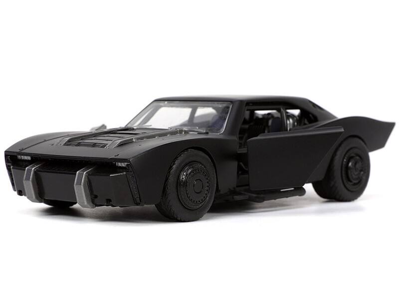 Alt View 5. Jada - Batmobile Black "The Batman" (2022) Movie "Hollywood Rides" Series 1/32 Diecast Model Car by Jada - Multicolor.