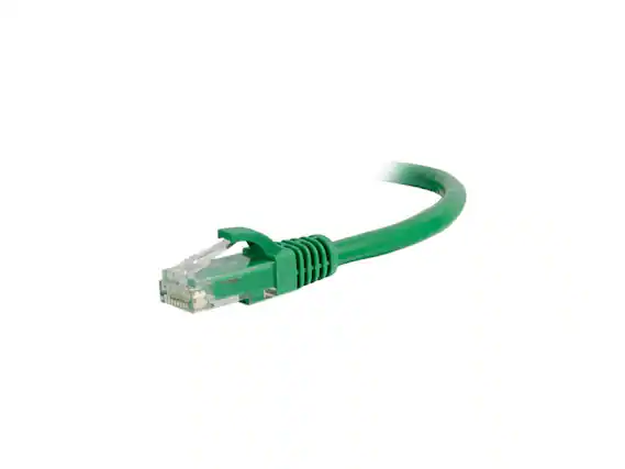 Front. Cables to Go - C2G 50789 12 ft. Cat6a Snagless Unshielded (UTP) Ethernet Network Patch Cable - Green.