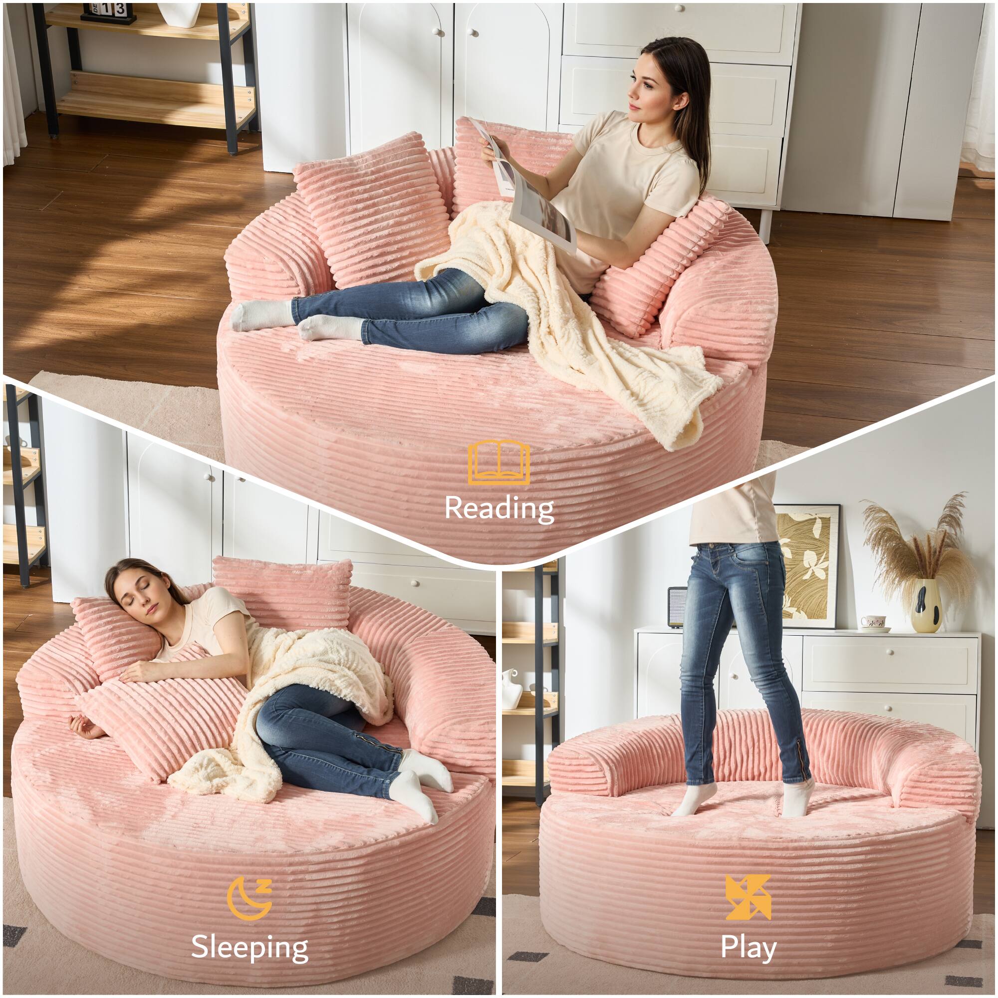 113 U 3 Reading Sleeping Play