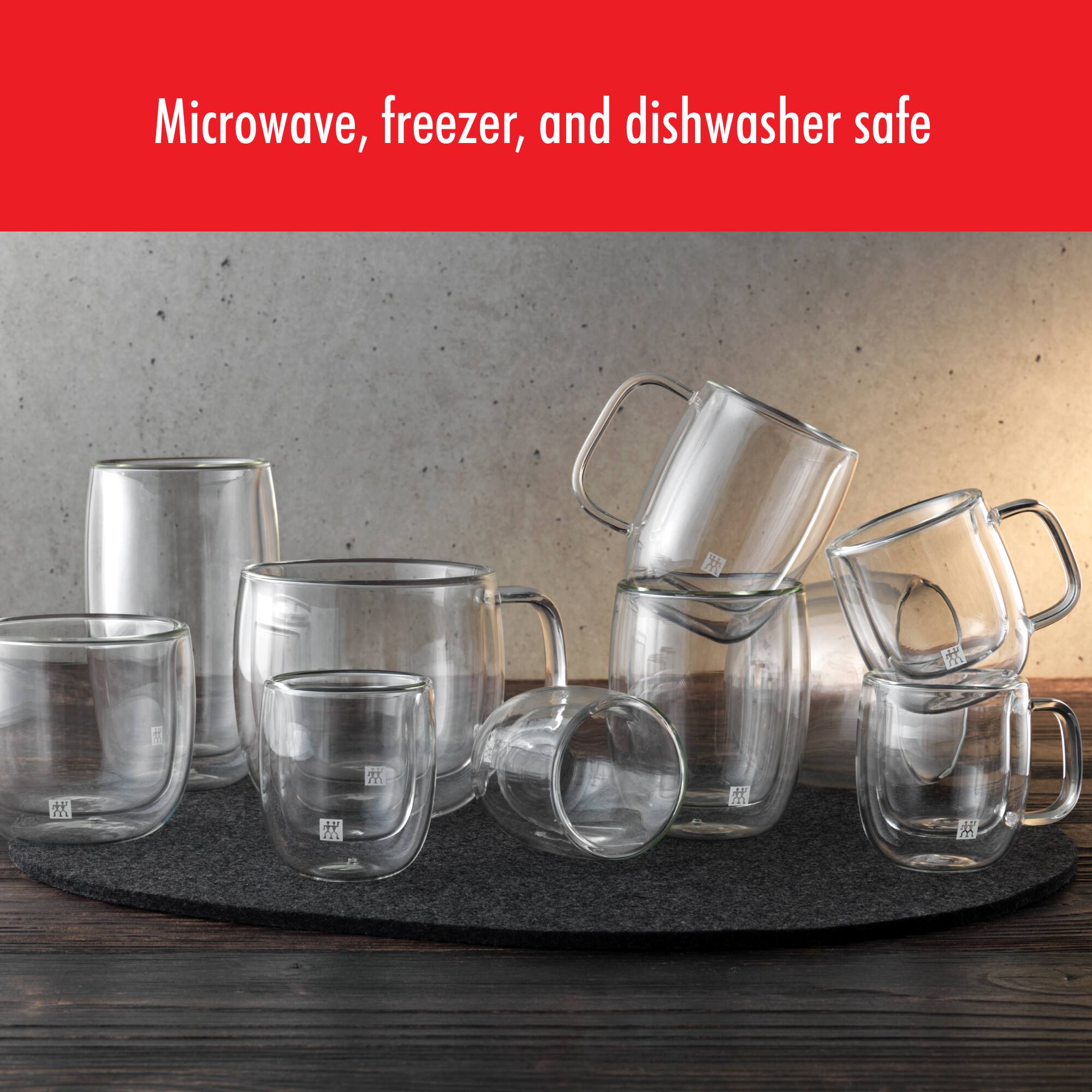 Microwave, freezer, and dishwasher safe