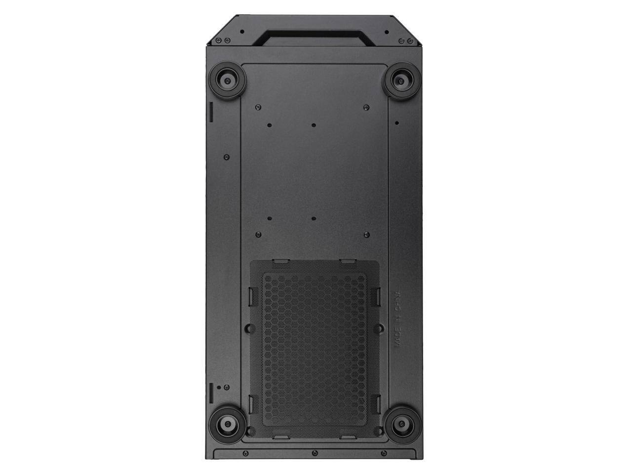 Alt View 6. SilverStone - SilverStone FARA 514X Black ATX Tower - Dual Radiator, ARGB Fans, GPU Brace - Black.