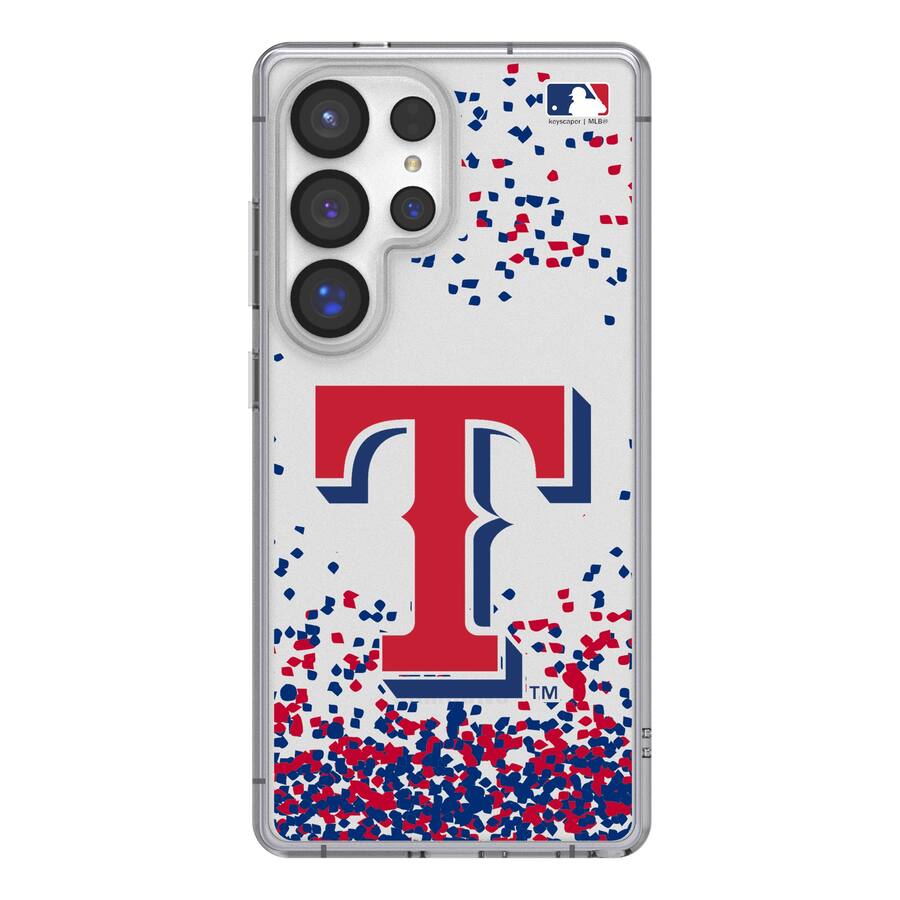 Keyscaper MLB Texas Rangers Galaxy S8 Confetti Design Clear Case S22 ...