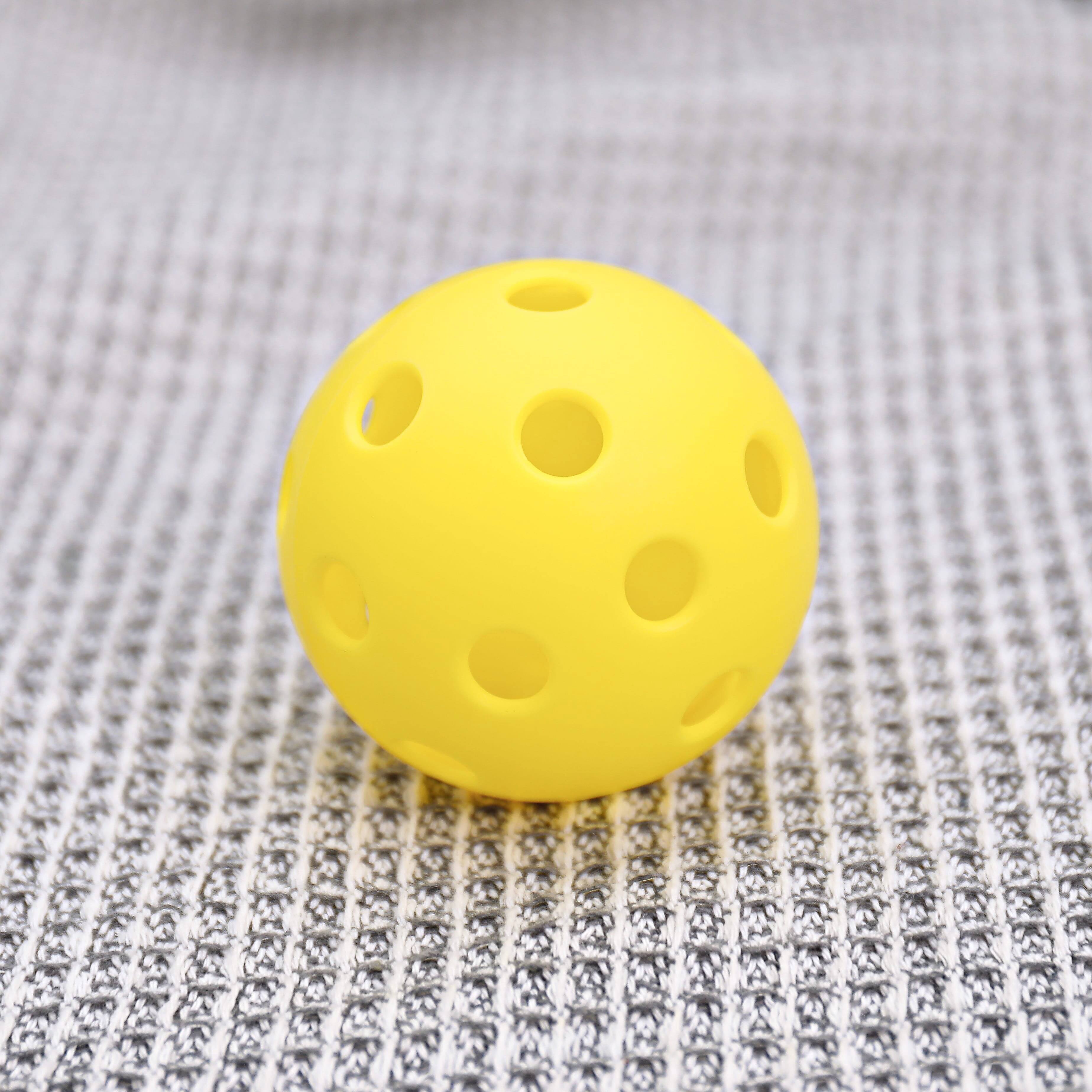 Back. ARTI - ARTI Indoor Pickleballs 3-Pack, Yellow - Yellow.