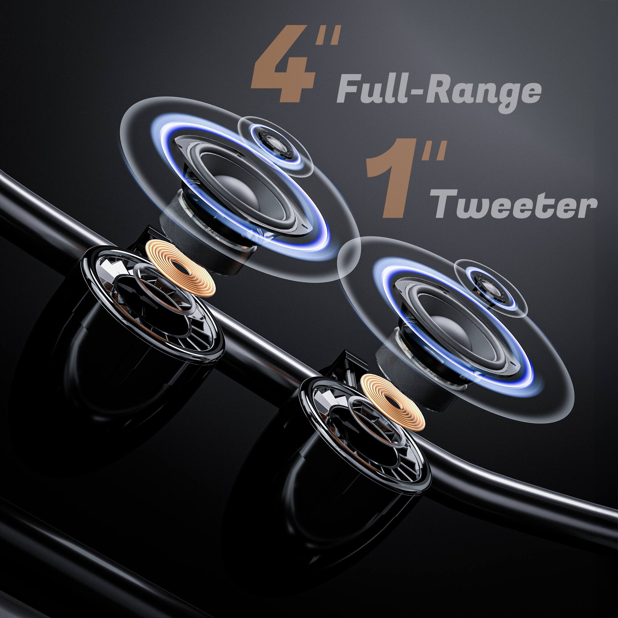 4" Full-Range  
1" Tweeter