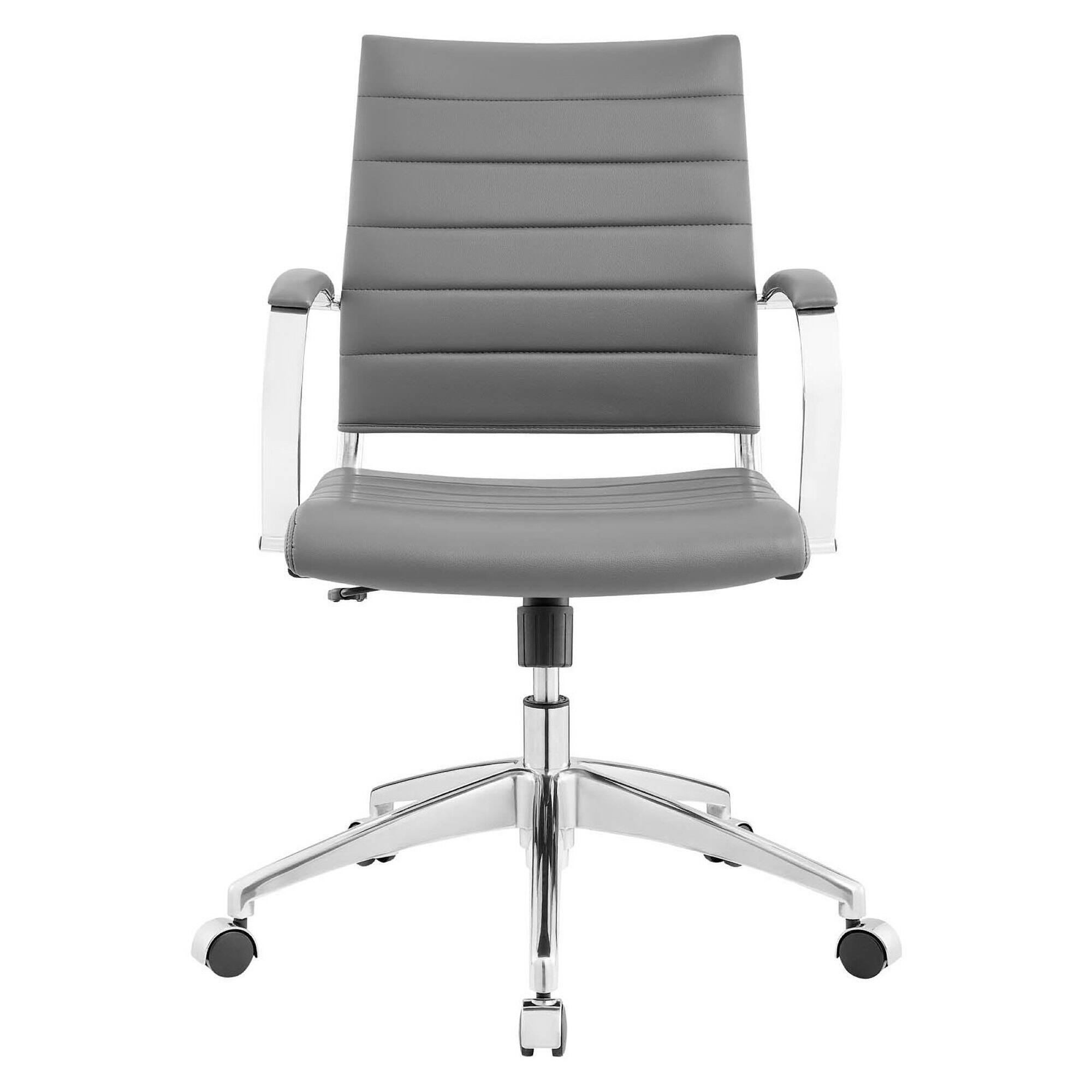 Alt View 1. Modway - Jive Mid Back Office Chair by Modway - Gray.