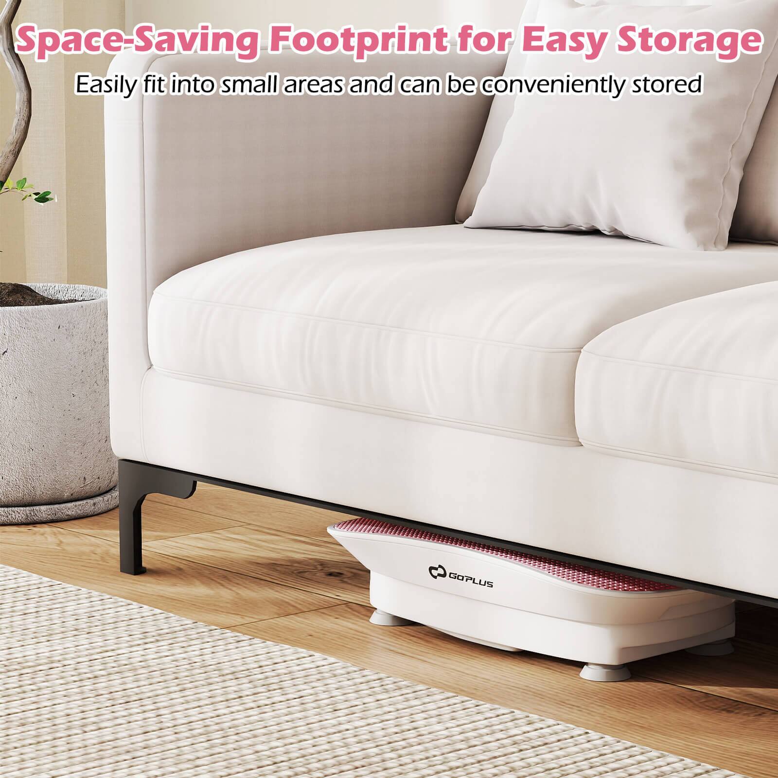 Space-Saving Footprint for Easy Storage

Easily fit into small areas and can be conveniently stored