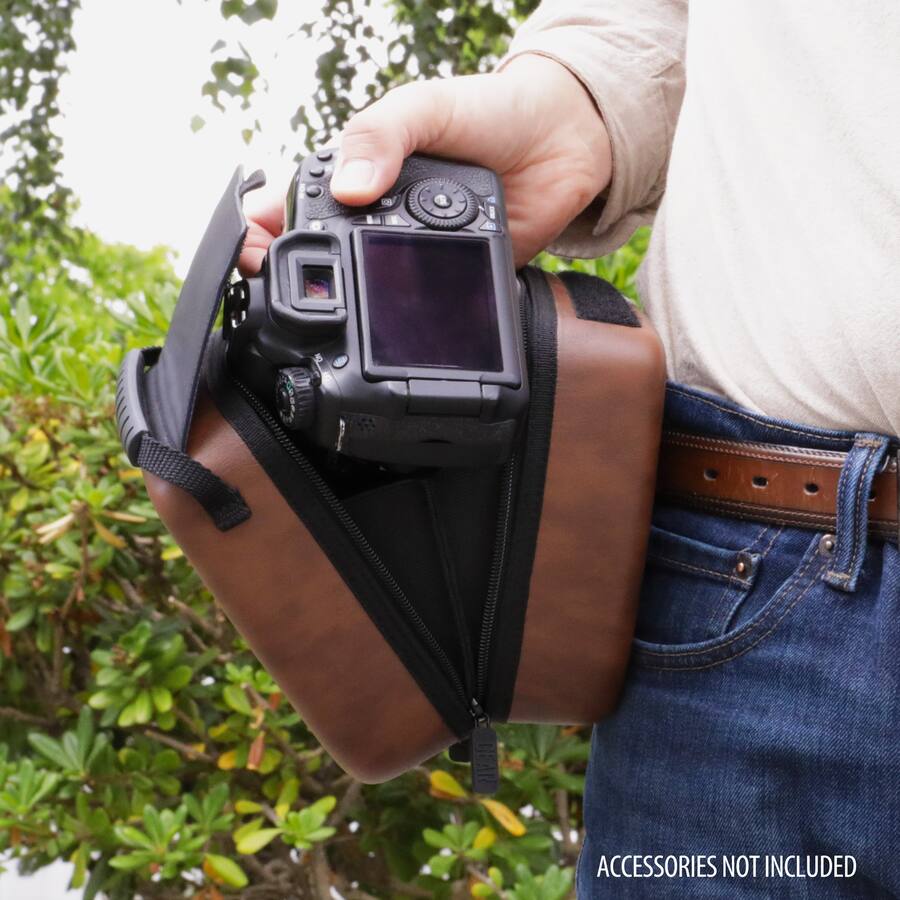 Hard Shell Camera Lens Case USA Gear Quick Access DSLR Hard Shell Camera Case w/ Accessory Storage ...