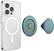 Back. PopSockets - MagSafe PopGrip Universal Magnetic Grip & Stand with Adapter Ring for Cell Phones - Nightshade.