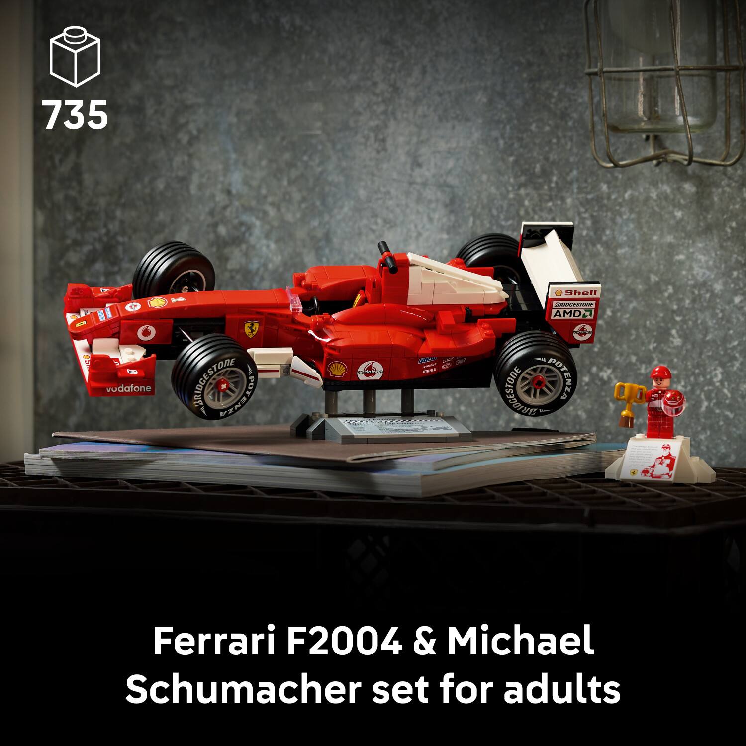 735  
SUE vodafone - SARIDGESTORE POTENTA JS  
- - mani Shol NSWR AMDE - POr TAIOGESTORE ESTONE POTENZA ENZA  
Ferrari F2004 & Michael Schumacher set for adults