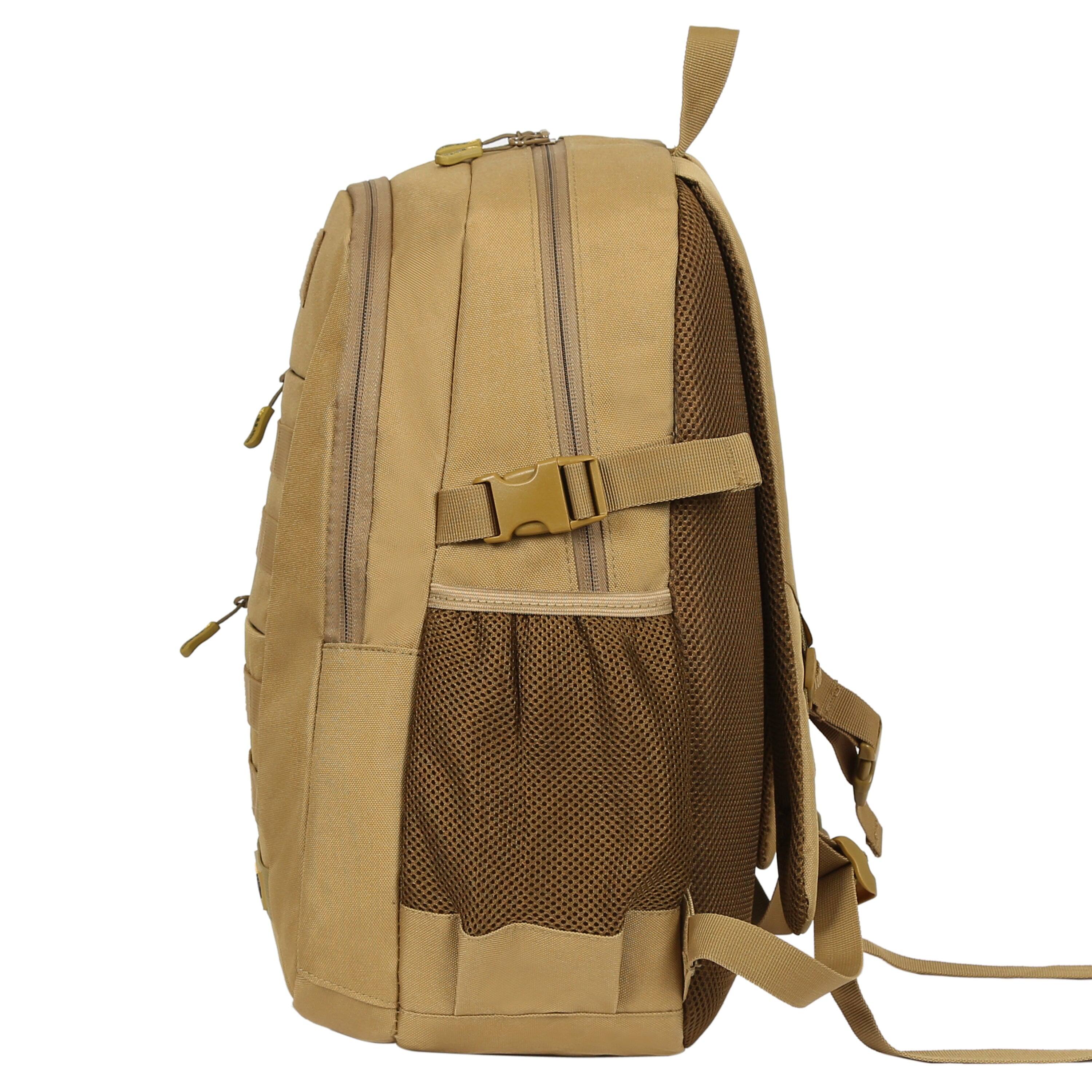 Alt View 3. US Army - ZULU Tactical Laptop Backpack - SAND.