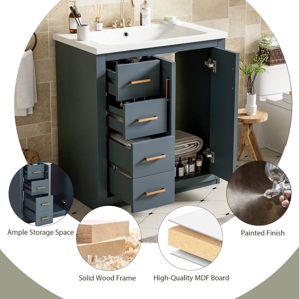 Ample Storage Space  
Painted Finish  
Solid Wood Frame  
High-Quality MDF Board