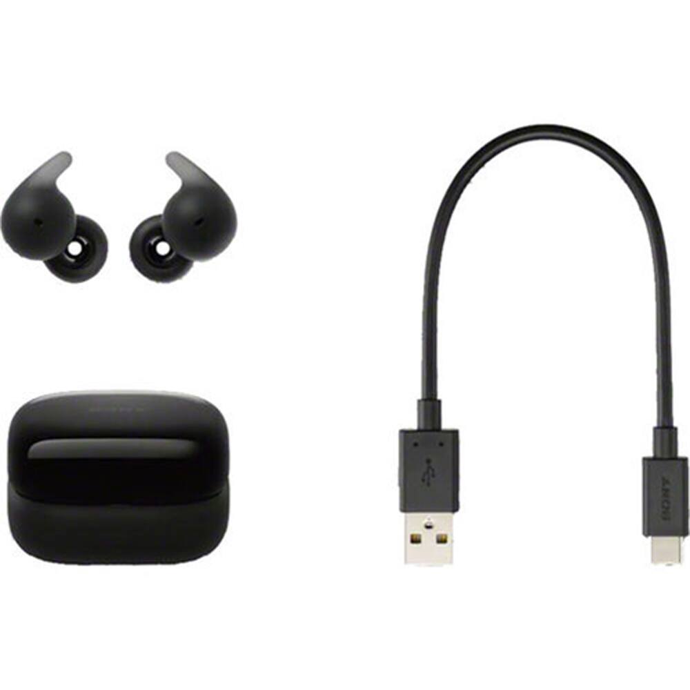 Alt View 1. Sony - LinkBuds Open Truly Wireless Earbud with Mic, Black + LinkBuds Speaker Bundle.