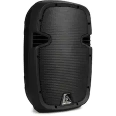 Front. Behringer - Behringer PK110A 10" 320W 2-Way Active PA Powered Speaker with Built-In Media Player and Integrated Mixer.