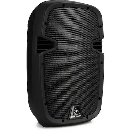 Front. Behringer - Behringer PK110A 10" 320W 2-Way Active PA Powered Speaker with Built-In Media Player and Integrated Mixer.