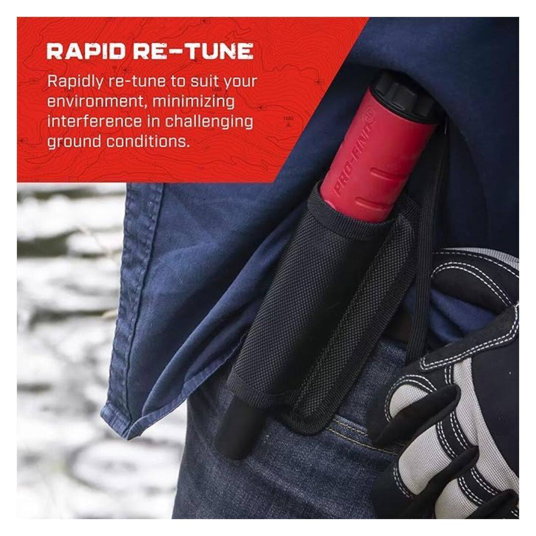 RAPID RE-TUNE  
Rapidly re-tune to suit your environment, minimizing interference in challenging ground conditions.