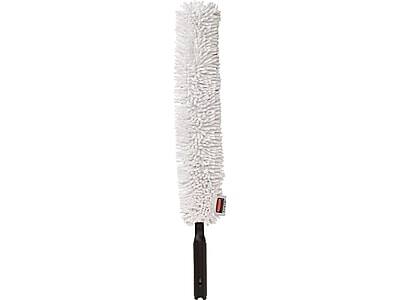 Front. RubberMaid - Rubbermaid Executive Series HYGEN Quick-Connect Flexi-Wand Microfiber Duster, White (FGQ85200WH00) - White.