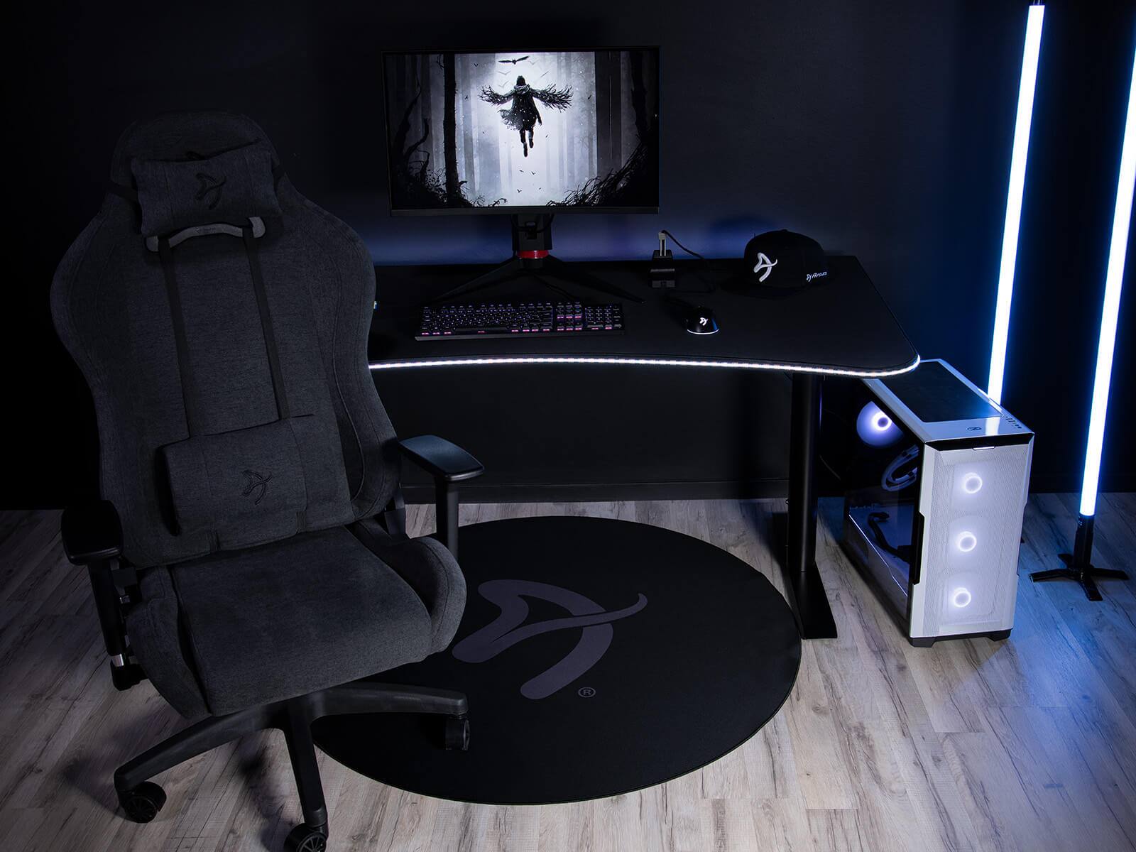 Alt View 13. Arozzi - Zona Floor Pad - Black Grey.