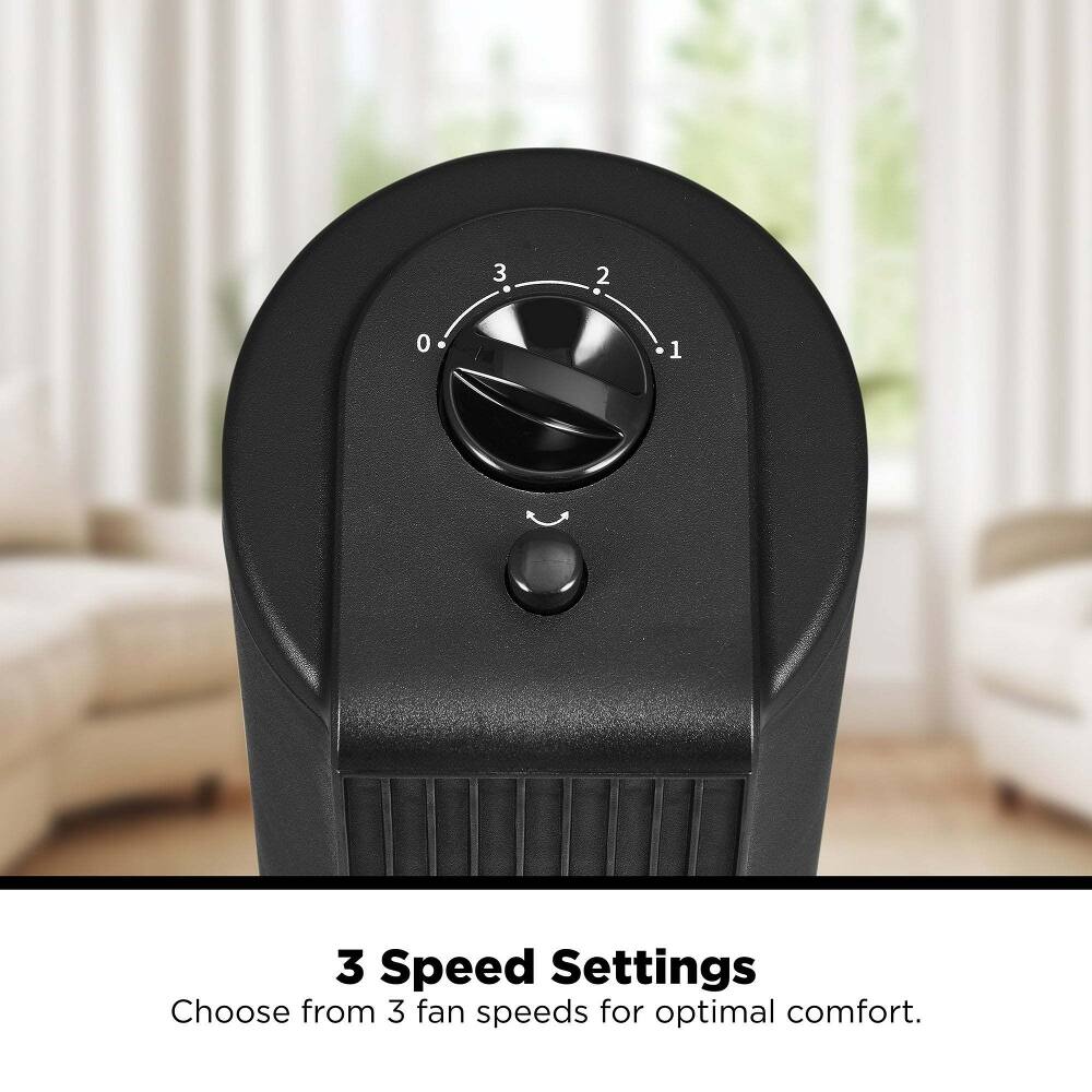 3 Speed Settings  
Choose from 3 fan speeds for optimal comfort.