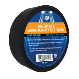 IPG - 1.88 in. W X 60 yd L Black Gaffer's Tape