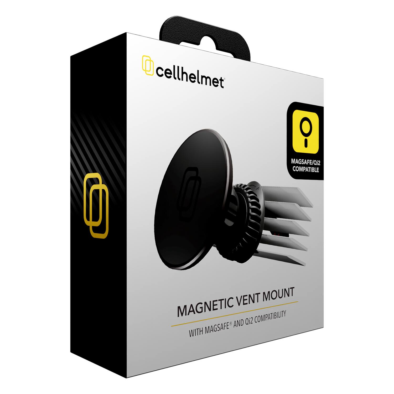 cellhelmet  
MAGSAFE/Qi2 COMPATIBLE  
MAGNETIC VENT MOUNT  
WITH MAGSAFE® AND Qi2 COMPATIBILITY