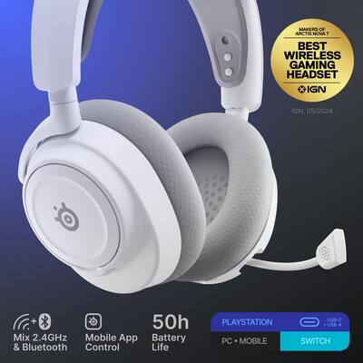 SteelSeries Arctis Nova 7P Gen 2 Wireless Over The Ear Multi SteelSeries Arctis Nova 7P Gen 2 Wireless Over The Ear Multi