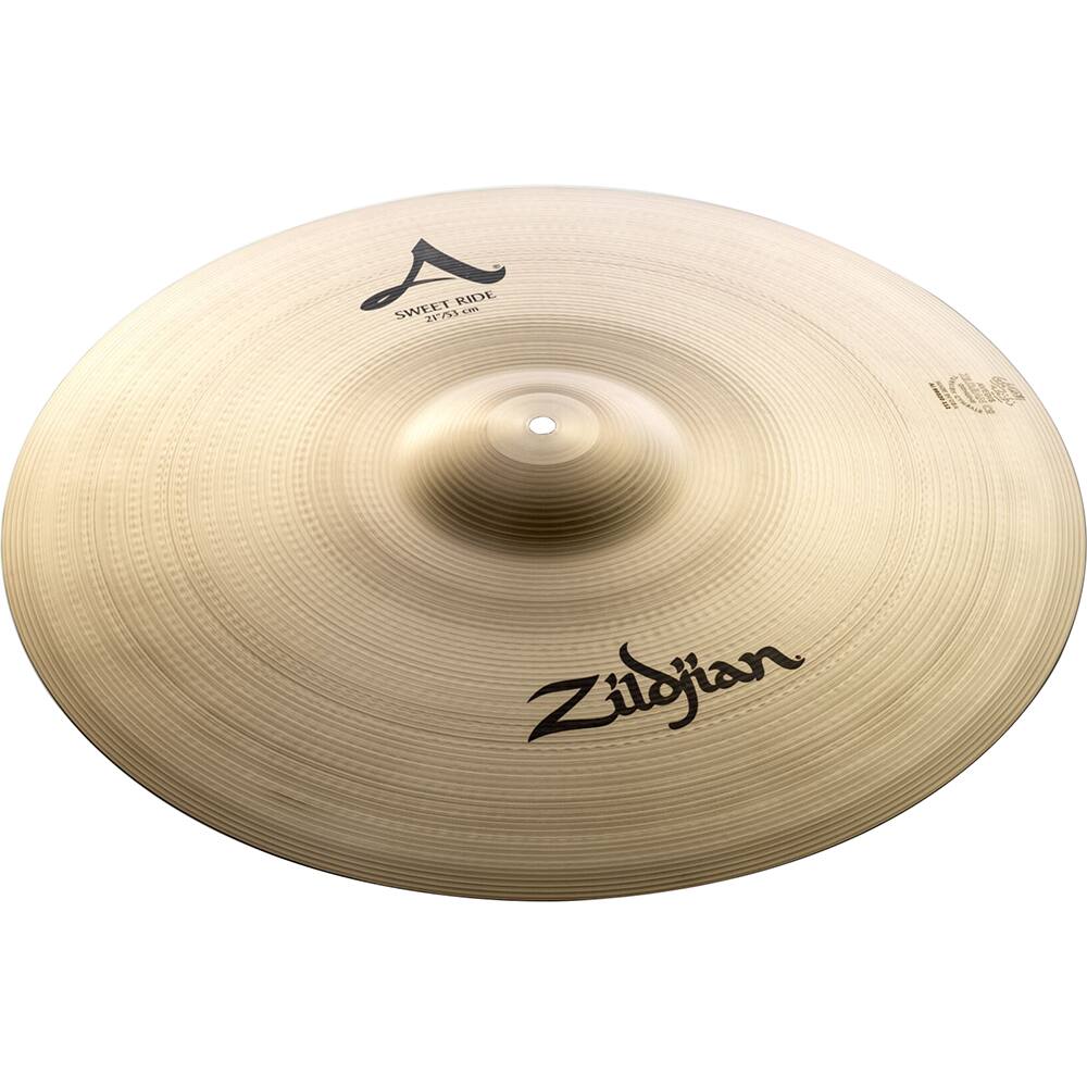 Sure, here is the corrected and grouped text from the image:

- A
- SWEET RIDE
- 27" 737 cymbal
- Zildjian