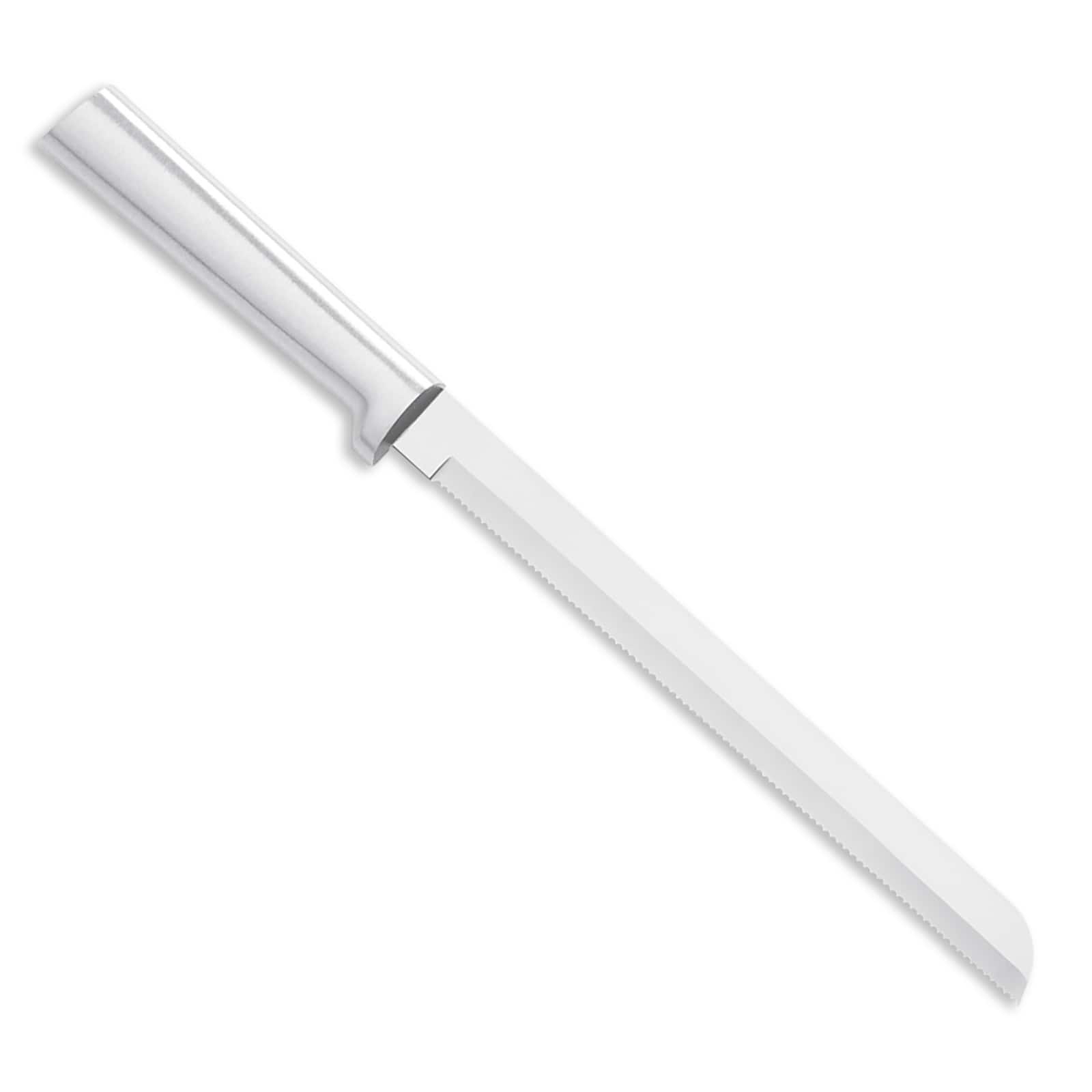 Rada - Cutlery 8-Inch Bread Knife Stainless Steel Serrated Blade, Aluminum Handle - Silver