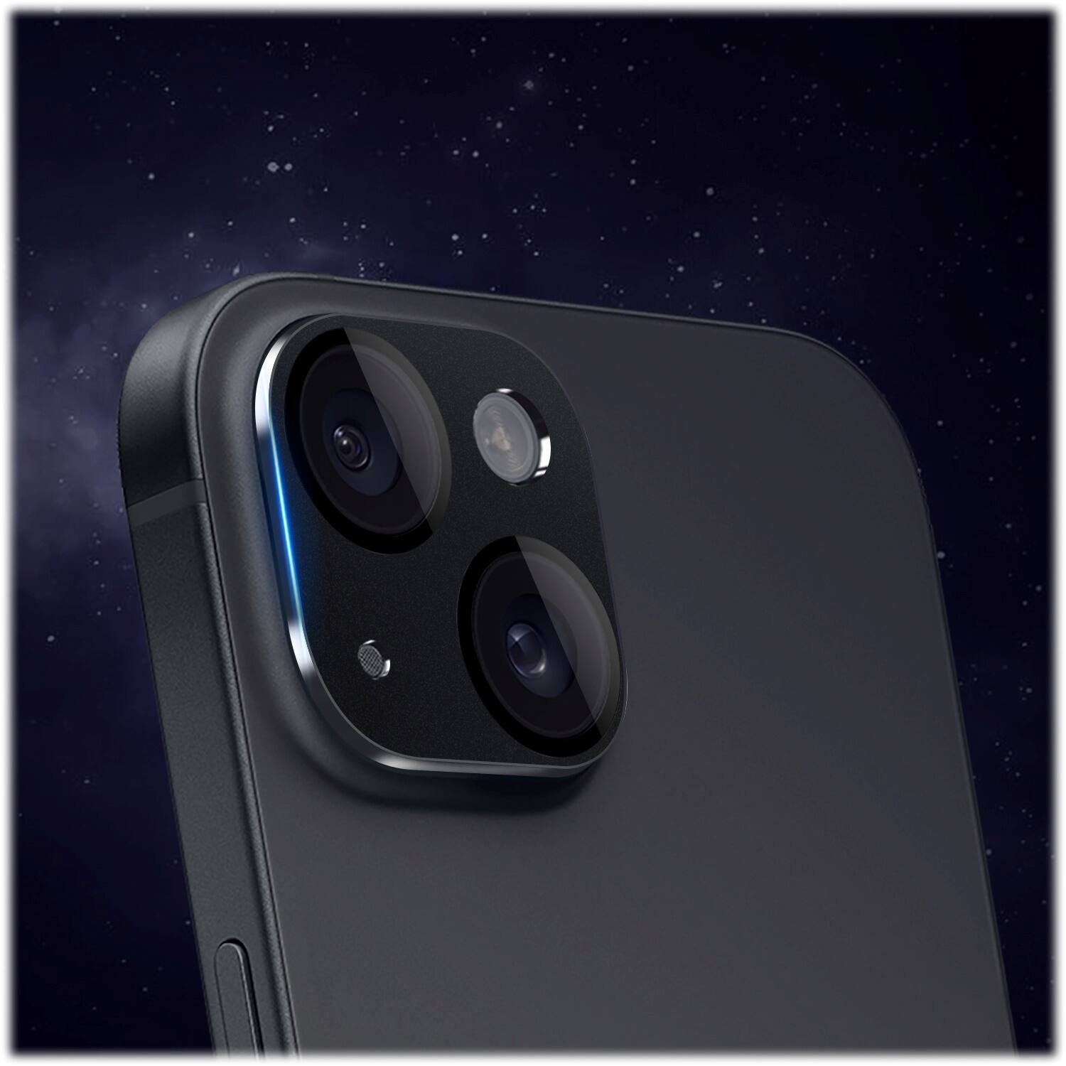 Alt View 12. SaharaCase - ZeroDamage Camera Lens Protector for Apple iPhone 15 and iPhone 15 Plus (2-Pack) - Black.