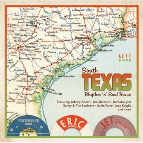 Duchanan Luke Liand Georgetelm Glaiger Manteritre Nw Mgnor Austin LaGrangit Laling Calera Houston Rellasie* Sarager Orange Seadwont PortArthur Sart Antonio Genzalei Td Hellerosti Poakun ElCamp Ma Alvina Brazeria Bay Calveston KENT Lake Corpus PACEMAKER Records South TEXAS Christi Rhythm 'n' Soul Revue Featuring: Johnny Adams Joe Medwick Barbara Lynn Sunny & The Sunliners Jackie Paine Jean Knight and more ERIC #ECOPDS JET STREAM