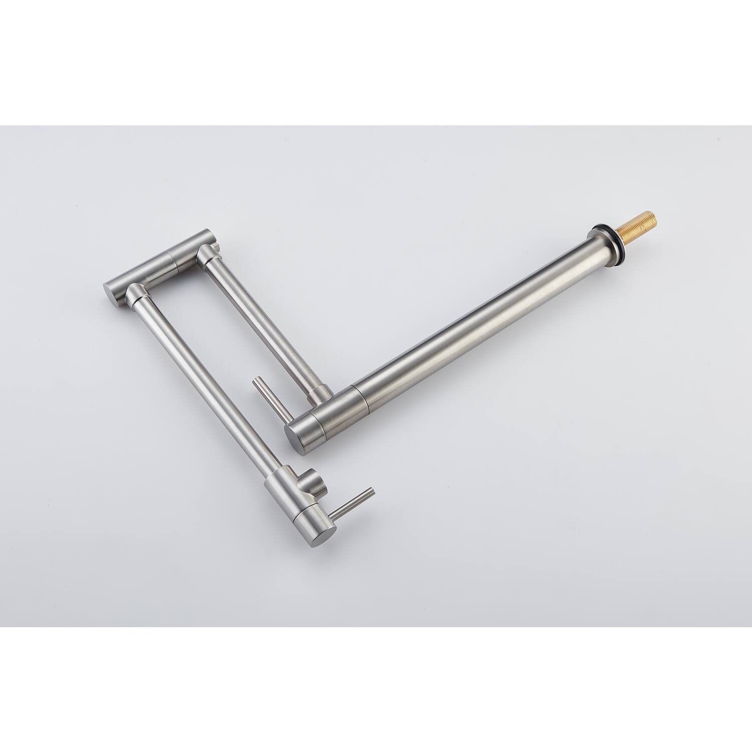 Alt View 1. Siljoy - Pot Filler Faucet with Extension Shank - Brushed Nickel.