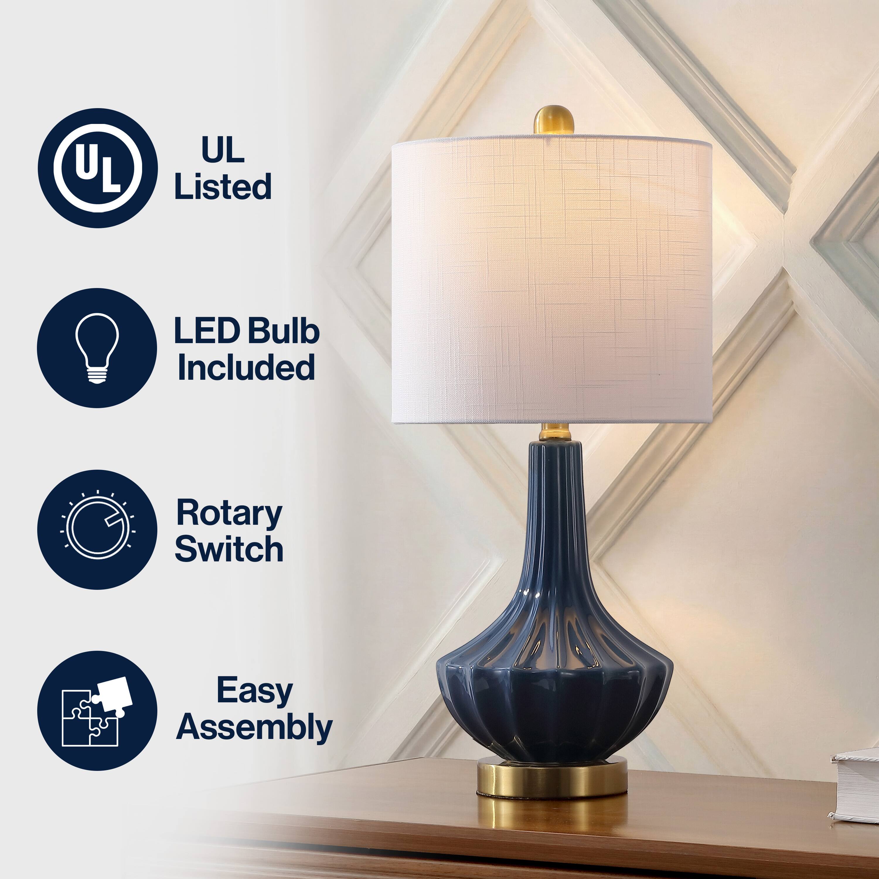 UL Listed LED Bulb Included Rotary Switch Easy Assembly