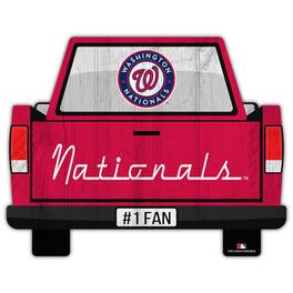 Fan Creations - Washington Nationals 12'' x 12'' Truck Back D-cor - Multicolor