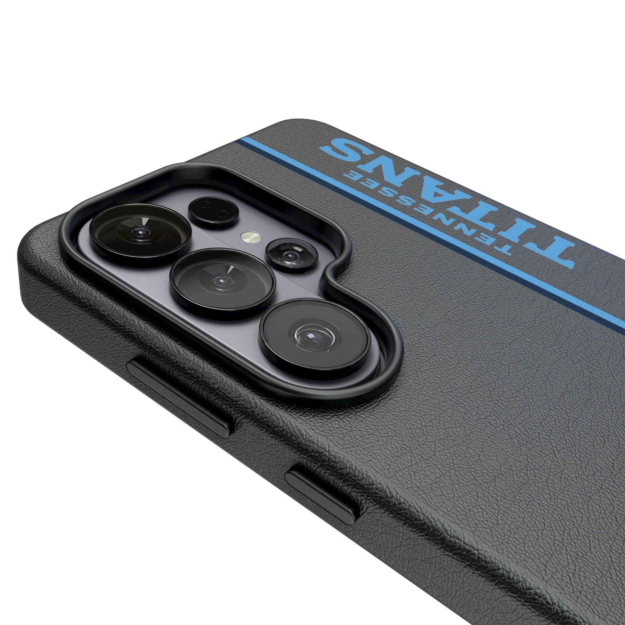 Alt View 2. Keyscaper - Tennessee Titans Galaxy Magnetic Bump Case - S25 - Black.