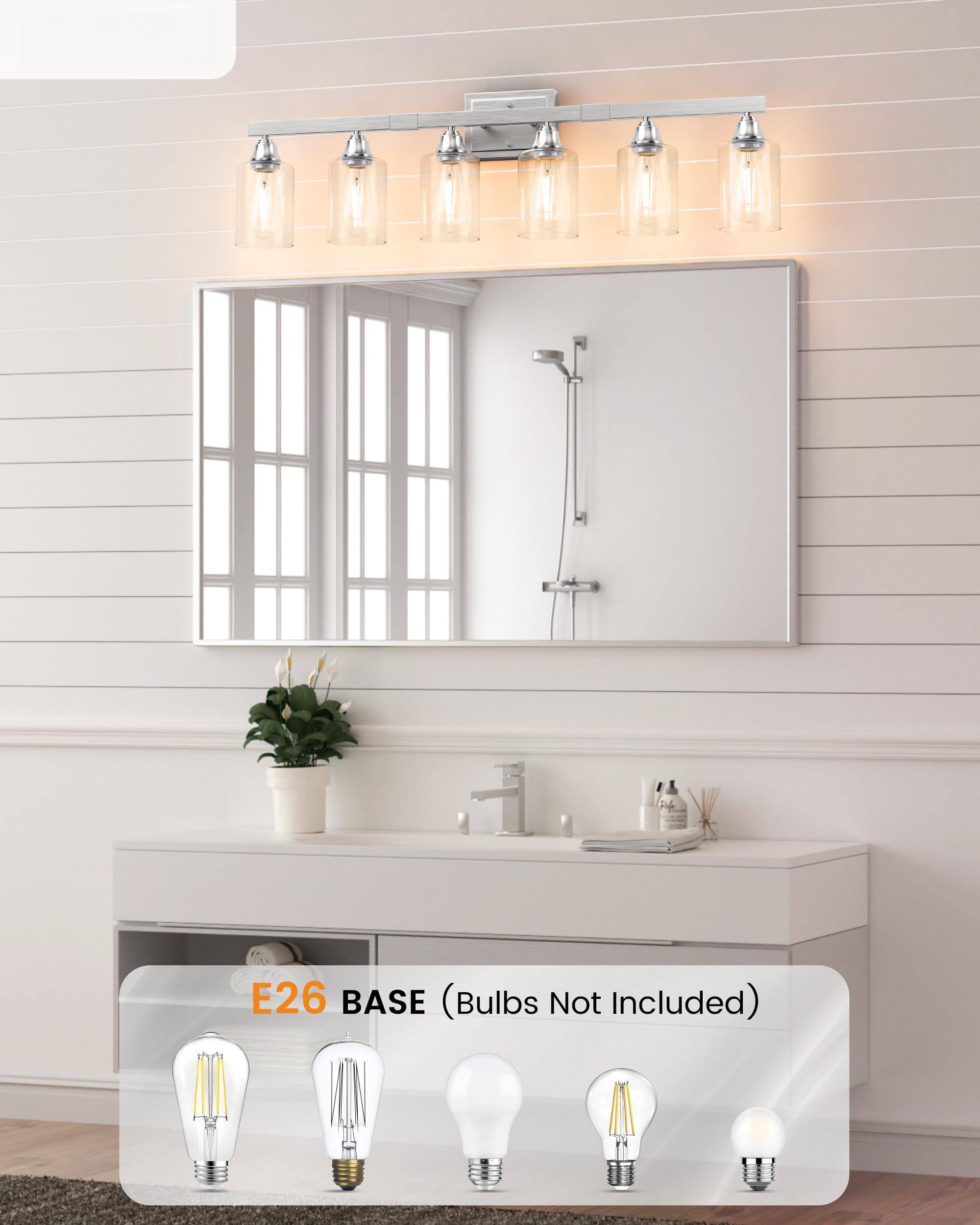 E26 BASE (Bulbs Not Included)