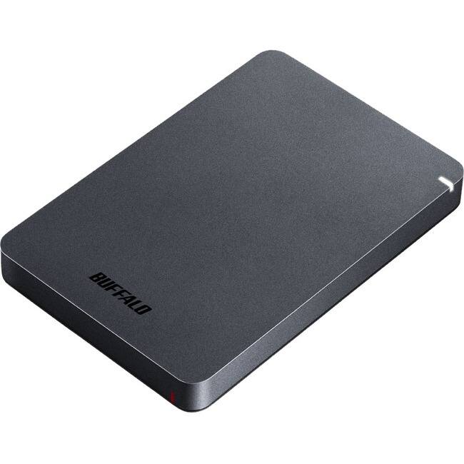 Front. Buffalo - Buffalo MiniStation HD-PGFU3 1 TB Portable Hard Drive - External - TAA Compliant - Desktop PC, MAC Device Supported - Unknown.